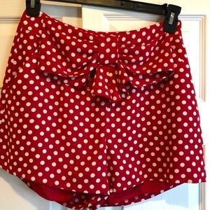 Disney x Lauren Conrad Minnie Polka Dot Shorts